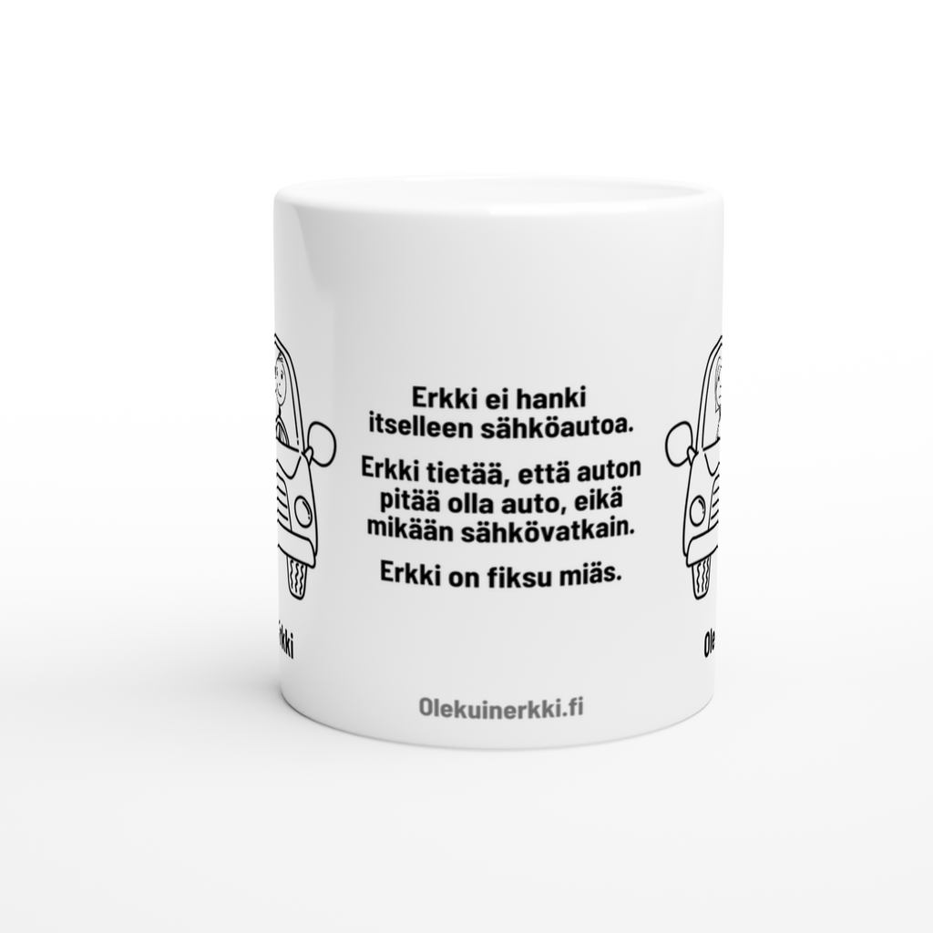 Erkki ei hanki sähköautoa 0025 | Kahvikuppi 330ml