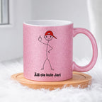 Älä ole kuin Jari 0033 |  Glittermuki 330ml