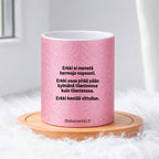 Erkki ei menetä hermoja nopeasti 0011 |  Glittermuki 330ml