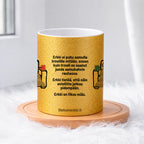Erkki ja Irmeli aamukahvilla 0007 |  Glittermuki 330ml