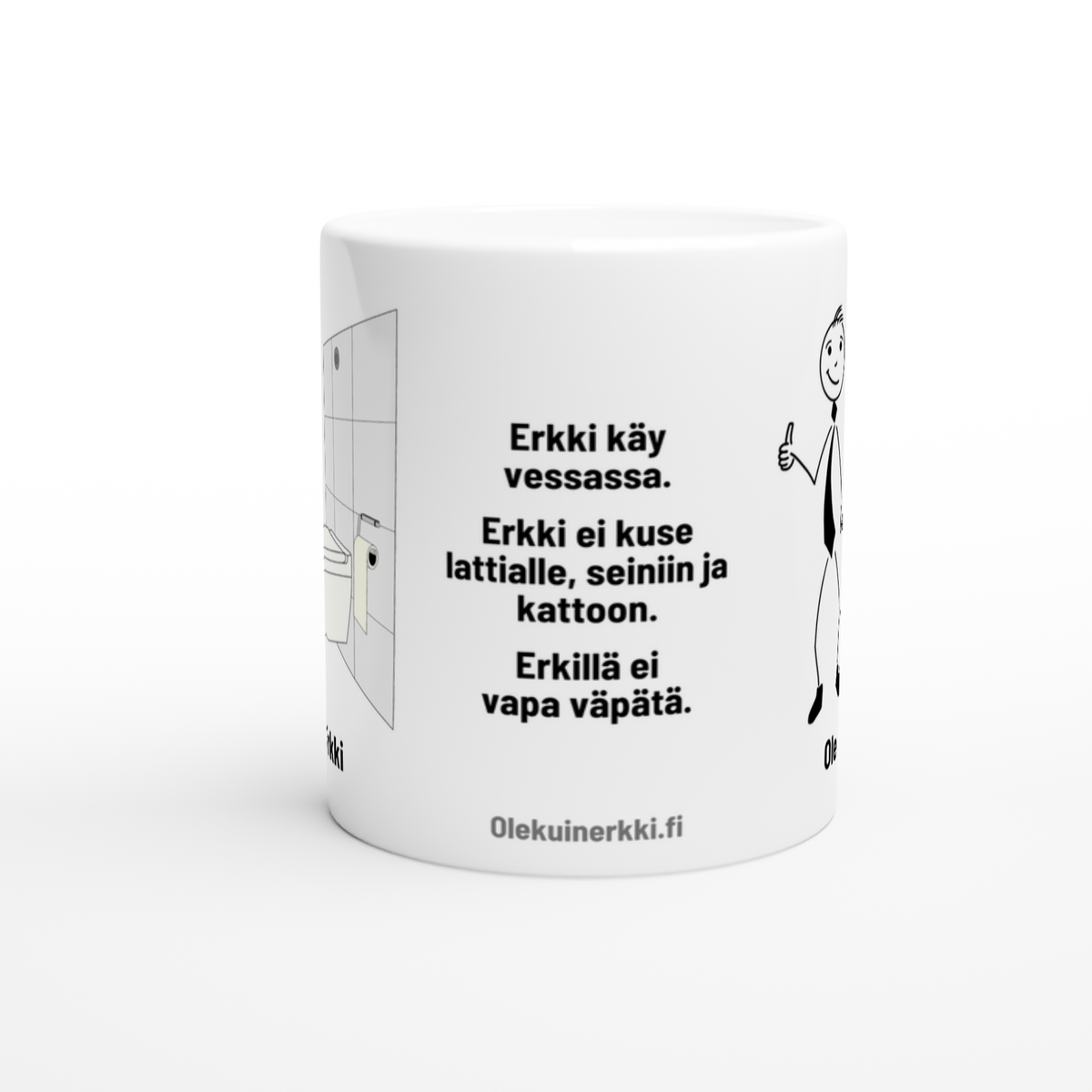 Erkillä ei vapa väpätä 0013 | Kahvikuppi 330ml