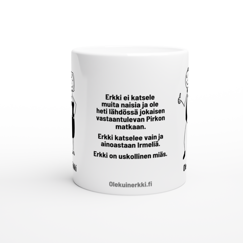 Erkki ei katsele muita naisia 0030 | Kahvikuppi 330ml