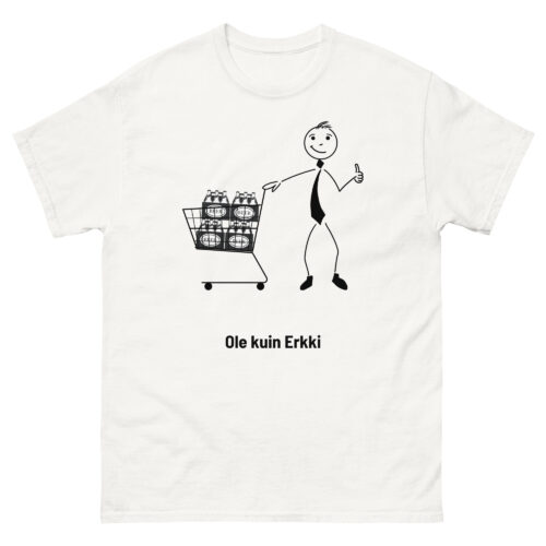Erkki ja ostoskärryt | T-paita