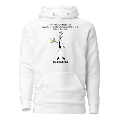 Erkki ei kippaa kaljaa | Huppari